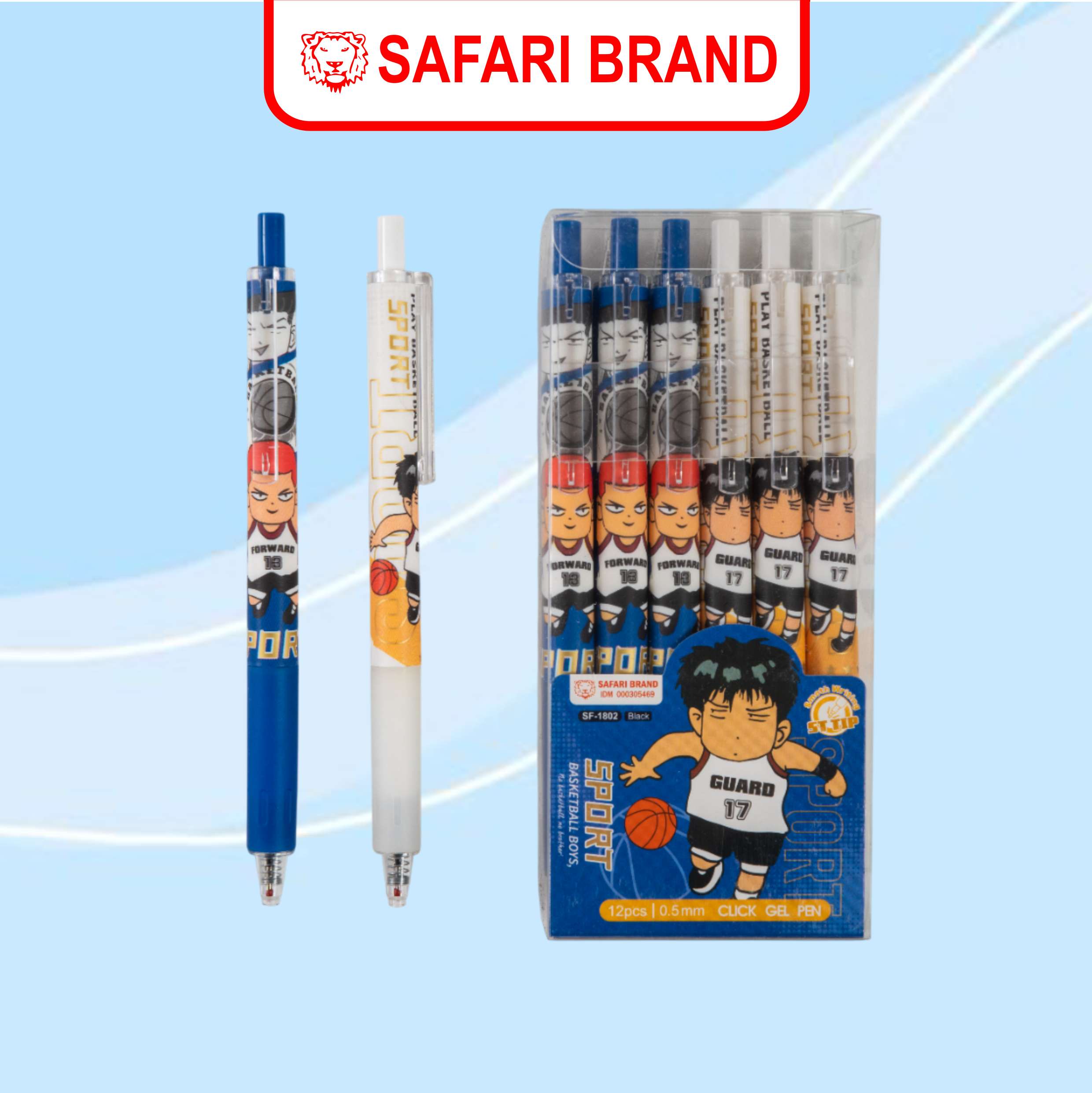 SAFARI SF-1802 Bolpoin Click Karakter