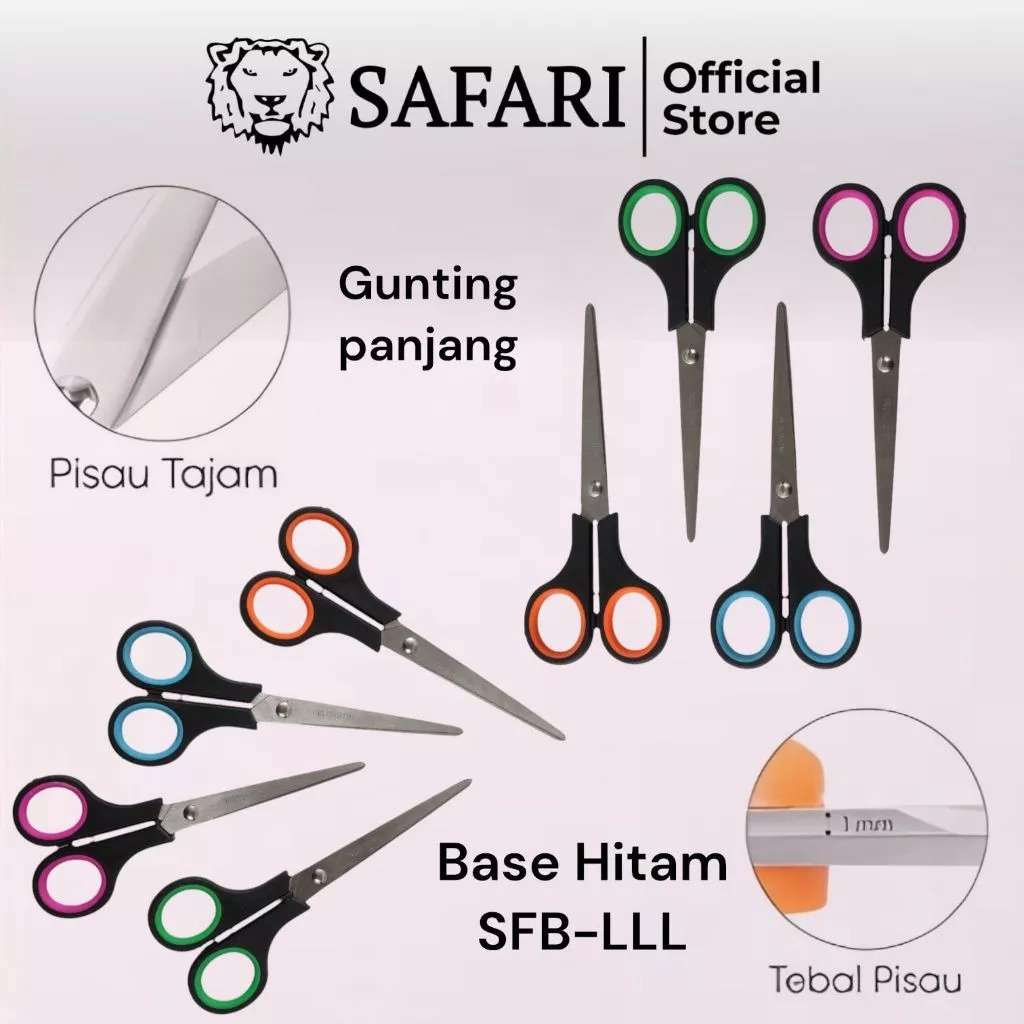 SAFARI Gunting Renteng SF-LLL Base Hitam